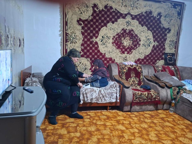 📌Социальный работник отделения социального обслуживания на дому граждан пожилого возраста и инвалидов № 2 из села Маштада Ильясова К.