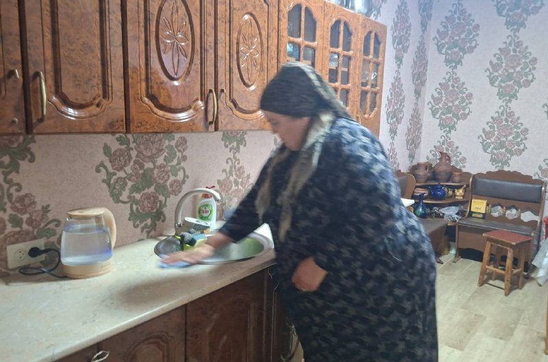 📌Социальный работник отделения социального обслуживания на дому граждан пожилого возраста и инвалидов № 2 из села Маштада Ильясова К.